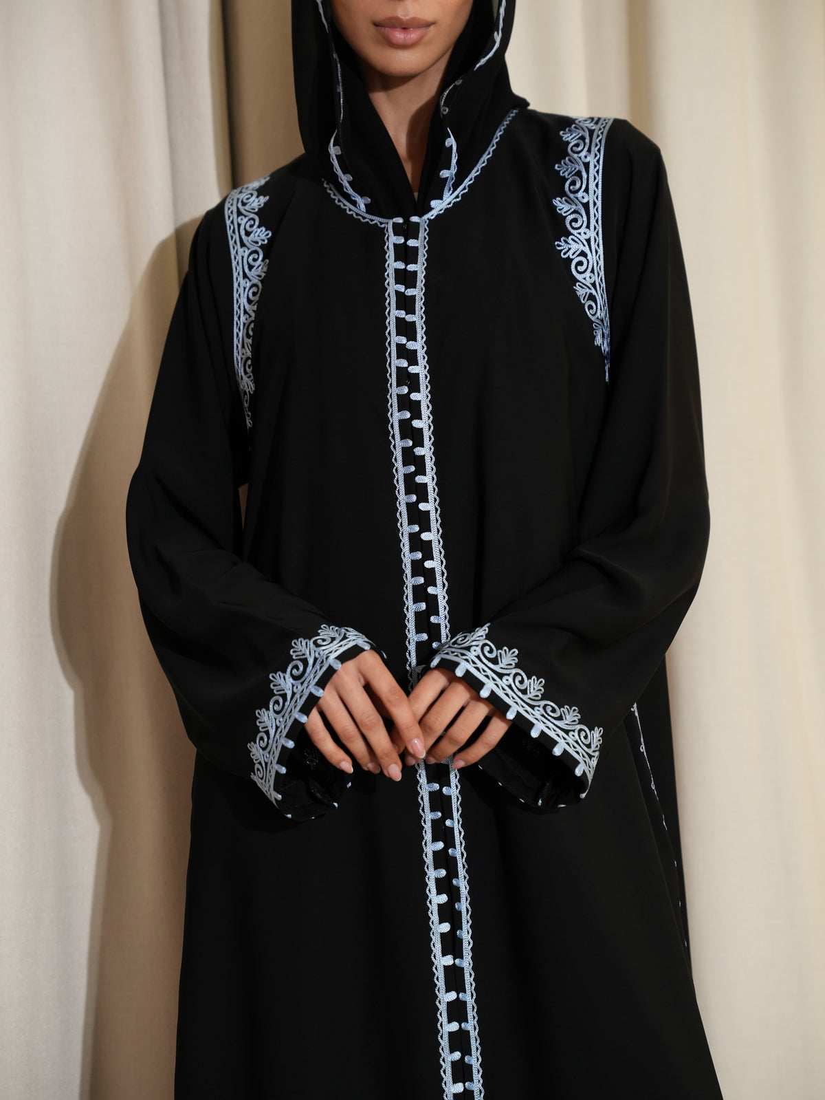 Powder Blue -  Embroidery